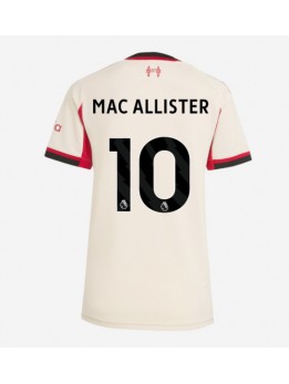 Ženski Nogometna dresi replika Liverpool Alexis Mac Allister #10 Gostujoči 2025-26 Kratek rokav Ženski Nogometna dresi replika Liverpool Alexis Mac Allister #10 Gostujoči 2025-26 Kratek rokav